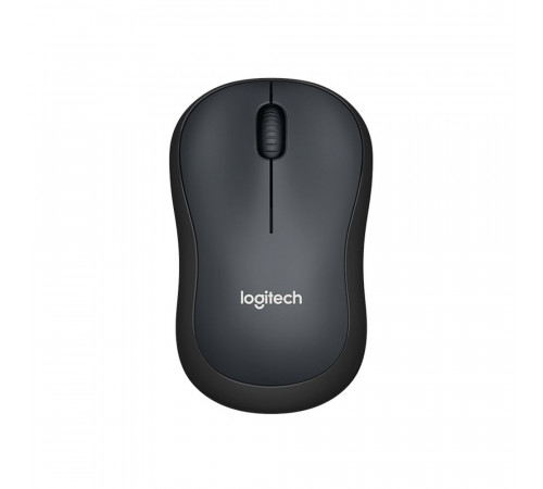 Мышь беспроводная Logitech M220 Silent Charcoal черная, оптическая, 1000dpi, 2.4 GHz, USB-ресивер, бесшумная (066199)