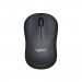 Мышь беспроводная Logitech M220 Silent Charcoal черная, оптическая, 1000dpi, 2.4 GHz, USB-ресивер, бесшумная (066199)