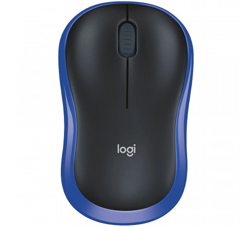 Мышь беспроводная Logitech M185 Blue синяя, оптическая, 1000dpi, 2.4GHz, USB-ресивер Logitech Unifying®, {10} (028852)