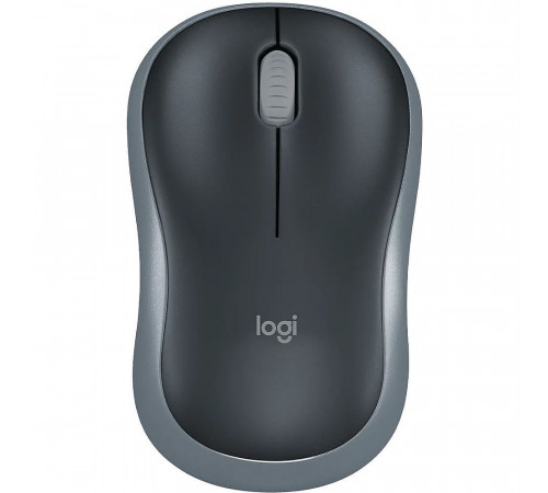 Мышь беспроводная Logitech M185 Grey серая, оптическая, 1000dpi, 2.4GHz,USB-ресивер Logitech Unifying® {10} (272815) 910-002252