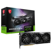 Видеокарта MSI RTX4070 GAMING X SLIM 12GB, GDDR6X/192-bit