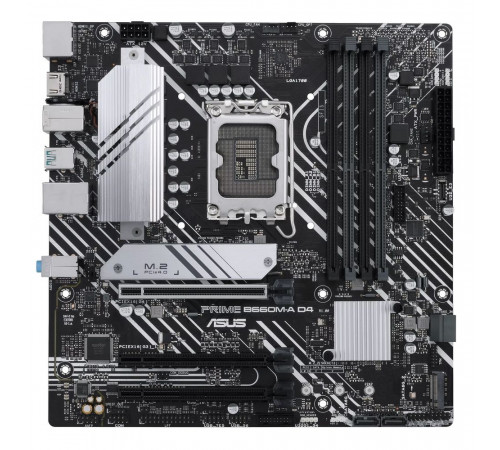 Материнская плата ASUS PRIME B660M-A D4-CSM LGA1700 mATX 4xDDR4 3xPCIEx16 2xM.2 DP 2хHDMI GLAN