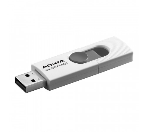 USB накопитель ADATA 64GB USB2.0 AUV220-64G-RWHGY White/Grey