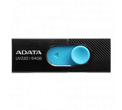 USB накопитель ADATA 64GB USB2.0 AUV220-64G-RBKBL Black/blue