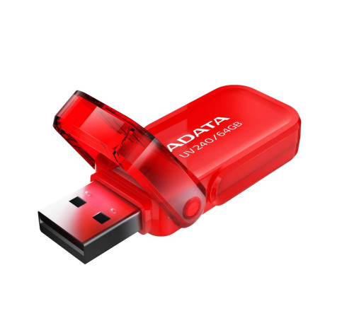 USB накопитель 64GB ADATA UV240 USB 2.0, красный