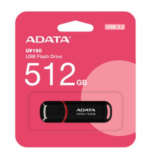 USB накопитель 512GB ADATA AUV150, USB 3.2, черный