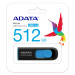 USB накопитель 512GB ADATA UV128 USB 3.2 Gen1, черный/синий
