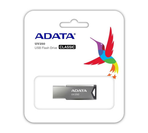 USB накопитель 64GB ADATA UV250 USB 2.0, серый
