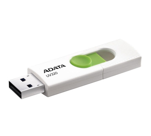 USB накопитель 512GB ADATA UV320 USB 3.2 Gen1, белый/зеленый
