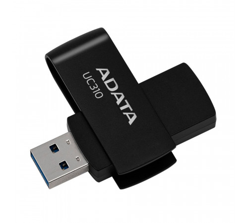 USB накопитель ADATA 64GB USB 3.2 Gen1 UC310-64G-RBK Black