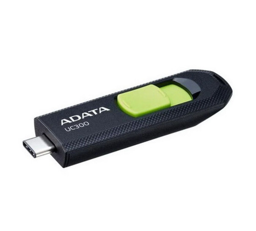 USB накопитель 32GB ADATA UC300 USB 3.2 Gen1, черный/зеленый