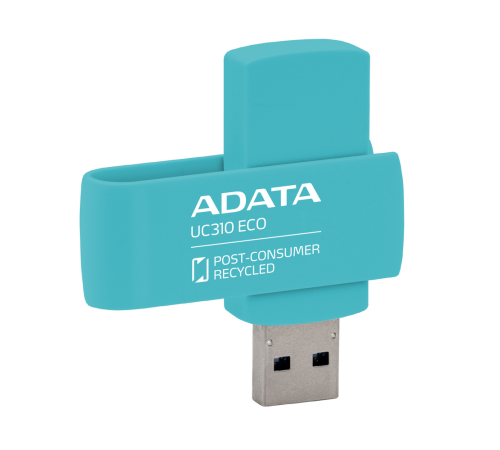 USB накопитель 256GB ADATA UC310E USB 3.2 Gen1, зеленый
