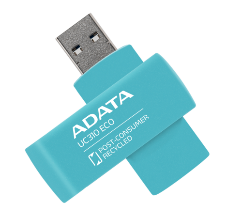 USB накопитель 256GB ADATA UC310E USB 3.2 Gen1, зеленый