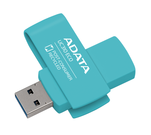 USB накопитель 256GB ADATA UC310E USB 3.2 Gen1, зеленый