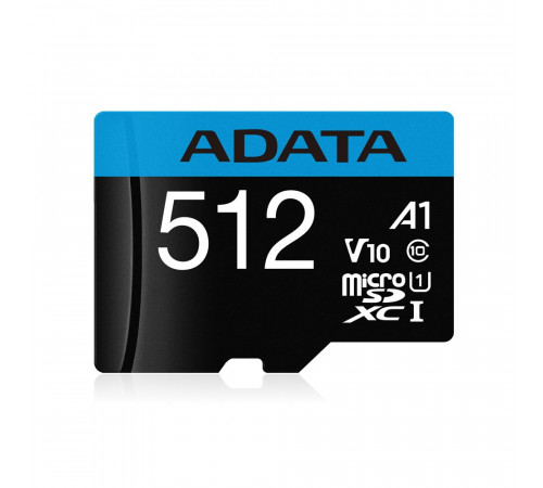 Карта памяти ADATA 512GB Premier microSDXC UHS-I Class 1