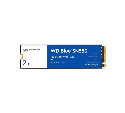 Твердотельный накопитель Western Digital Blue SN580, 2TB, M.2(22x80mm)