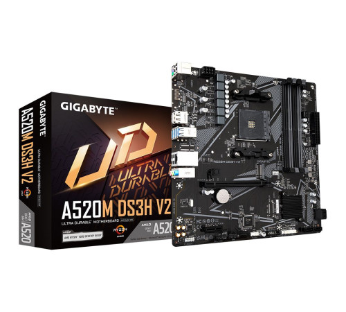 Материнская плата Gigabyte A520M DS3H V2 (AM4)
