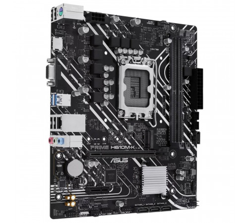 Материнская плата ASUS PRIME H610M-K LGA1700 mATX 2xDDR5 PCIEx16 PCIEx1 M.2 HDMI VGA GLAN