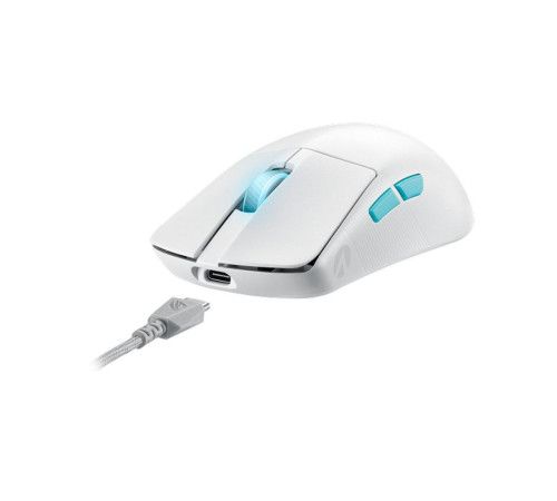 Мышь беспроводная игровая ASUSP713 ROG HARPE ACE AIM LAB EDITION, белый