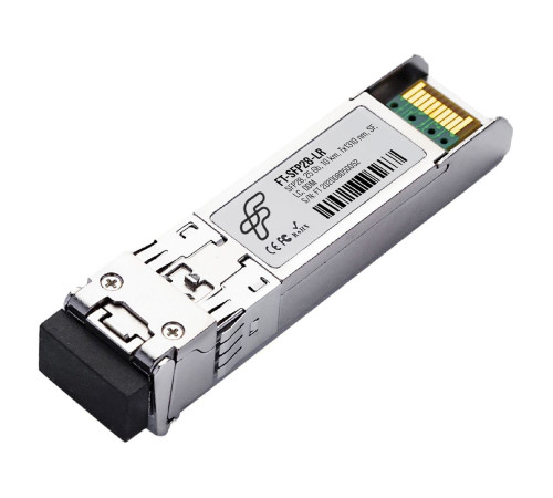 Трансивер Fibertrade FT-SFP28-LR, 25G, SFP28, LC SMF 10km, 1310nm DFB laser, (прошивка Mellanox),OEM, Fibertrade (597015)
