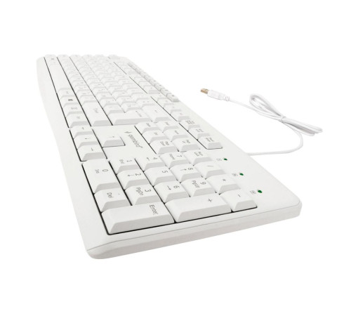 Клавиатура проводная Gembird KB-8430M, белый