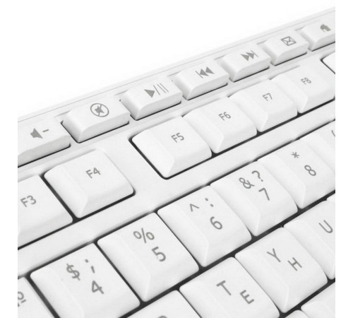 Клавиатура проводная Gembird KB-8430M, белый