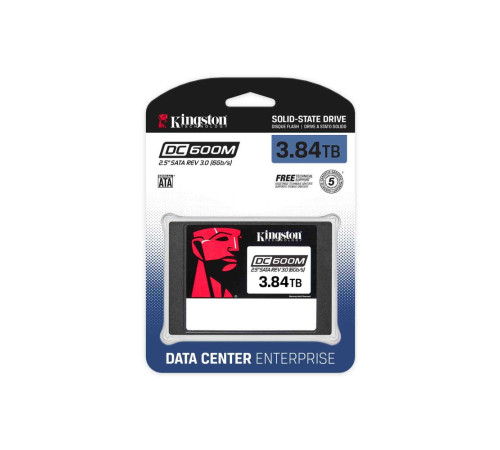 Твердотельный накопитель Kingston SEDC600M, 3.84GB, 2.5"