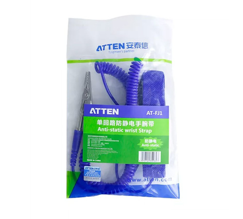 Антистатический браслет Atten AT-FJ1,  3 м, одноканальный
