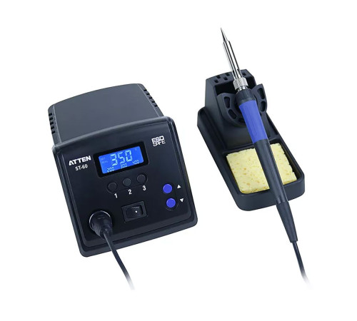 Паяльная станция Atten ST-60 230V 60Вт, 150-450°C, ±2°C темп. стабильность
