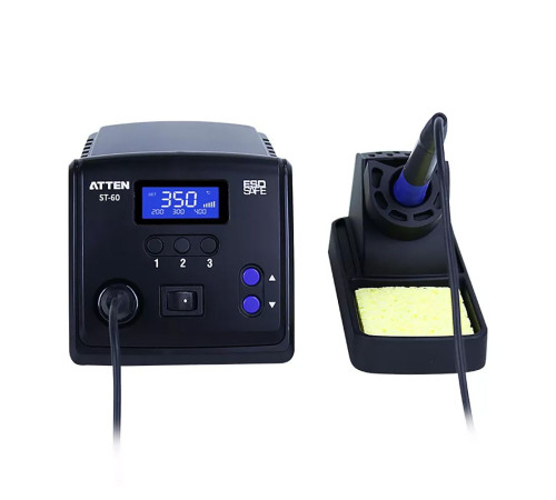 Паяльная станция Atten ST-60 230V 60Вт, 150-450°C, ±2°C темп. стабильность