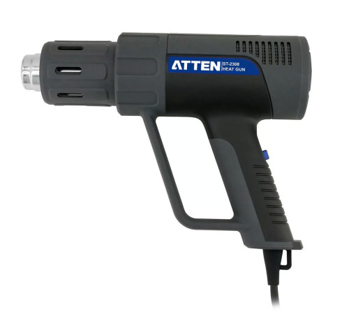 Ручной цифровой термофен Atten ST-2308 230В, 2100 Вт, 50-650℃, светодиодное меню