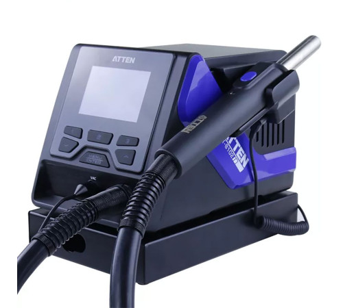 Термовоздушная паяльная станция Atten GT-8102 , 230В(1000Вт), двухканальная, ваккумный манипулятор