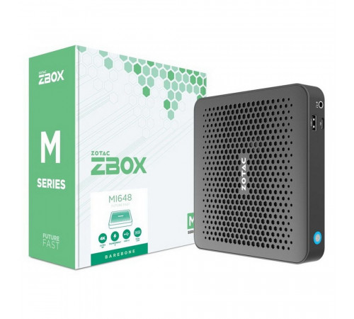 Платформа ПК ZOTAC-ZBOX-MI648,Barebone, Intel i5-1340P, 2x DDR5-5200/4800 SODIMM, M.2 SSD SLOT, 2x GLAN, WIFI, BT