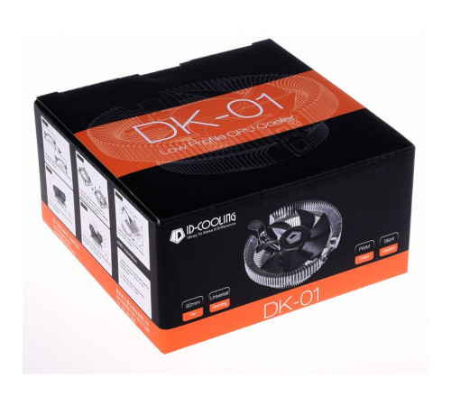 Вентилятор для процессора ID-COOLING DK-01, черный