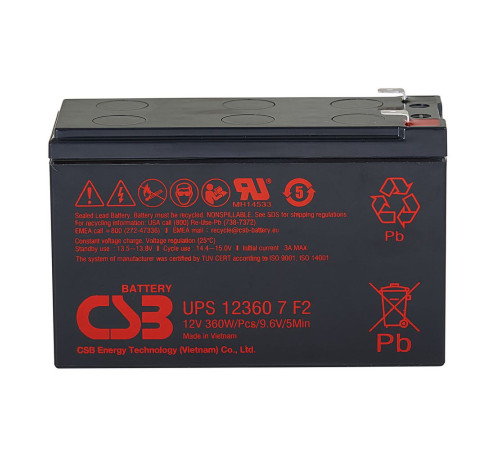 Аккумуляторная батарея CSB UPS123607 F2