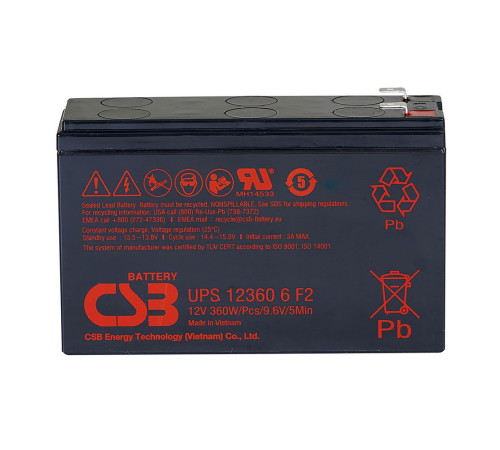Аккумуляторная батарея CSB UPS123606 F2