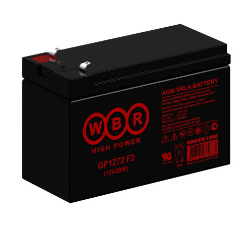Аккумуляторная батарея WBR GP1272 F2 (12V28W)