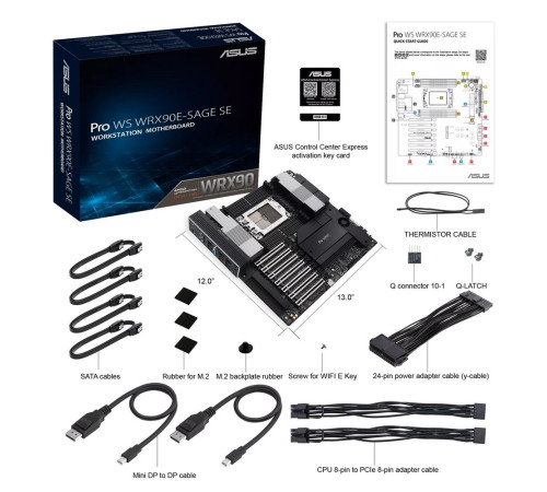 Материнская плата ASUS PRO WS WRX90E-SAGE SE (STR5)