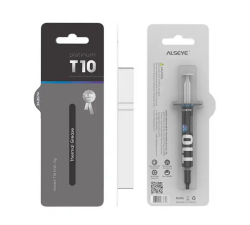 Термопаста ALSEYE T10 2 грамма, шпатель (AS.19.0113)