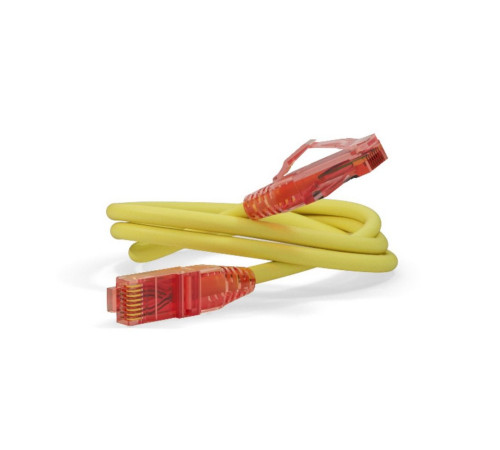Патч-корд Hyperline U/UTP, Cat.5е, LSZH, 1.5 м, желтый