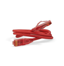 Патч-корд Hyperline U/UTP, Cat.5e, LSZH, 2 м, красный