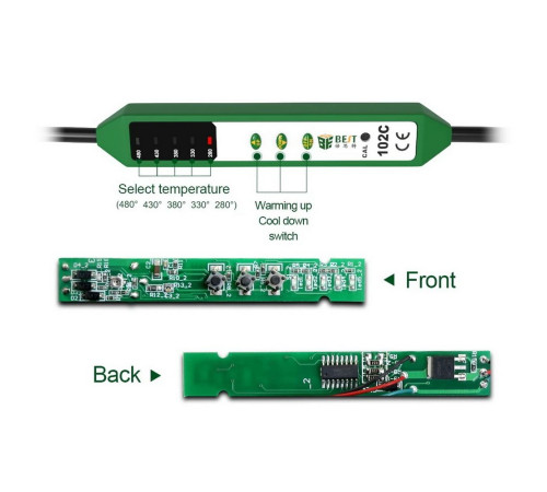 Паяльник цифровой BST-102C (90 Вт)