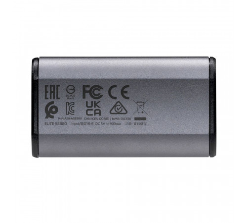 Твердотельный накопитель SSD ADATA Elite SE880  AELI-SE880-2TCGY 2TB Titanium Grey External USB 3.2 Gen2x2 Type C, 2000/2000 RTL