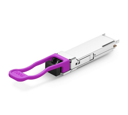 Трансивер CISCO 100G QSFP28, 100G ER-Lite, 25km SMF, duplex, LC, 1310nm, G.652, Purple LC, 100m OM4 MMF, QSFP-40/100-SRBD=