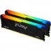 Модуль памяти Kingston FURY Beast RGB 64GB DDR4 3200 DIMM Gaming Memory Non-ECC, CL16, 1.35V, Kit (2*32GB), RTL