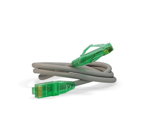 Патч-корд Hyperline U/UTP, Cat.6a, 10G, LSZH, 1.5 м, серый