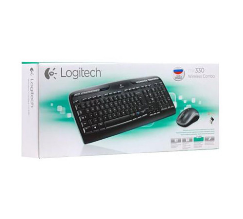 Комплект (клавиатура/мышь) беспроводной Logitech Combo MK330 Retail