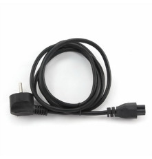 Кабель питания для ноутбуков Cablexpert, 10А, C5 S22 3 х 0.75, 1.8 м, черный