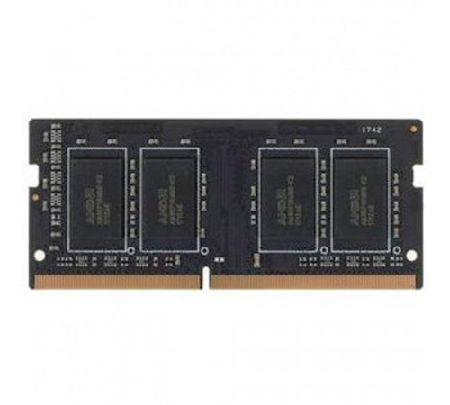 Модуль памяти AMD Radeon 4GB  DDR3L 1600 SO DIMM R5 Entertainment Series Black R534G1601S1SL-UO Non-ECC, CL11, R534G1601S1SL-UO 1.35V, Bulk (180695)