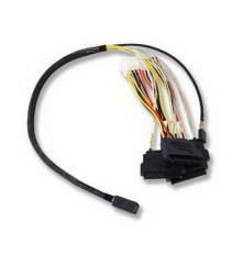 Кабель ACD-SFF8643-SAS8482SB-10M, SFF8643-to-4*SFF8482 ( HDmSAS -to- 4*SAS internal cable) 1 м (аналог LSI00412, 2280100-R) (6705049)